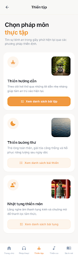 Thở Đi Con App Interface - Home